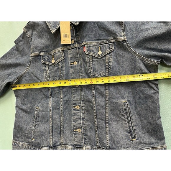 Levi's women's plus size 4X button-down denim jacket - Picture 8 of 9